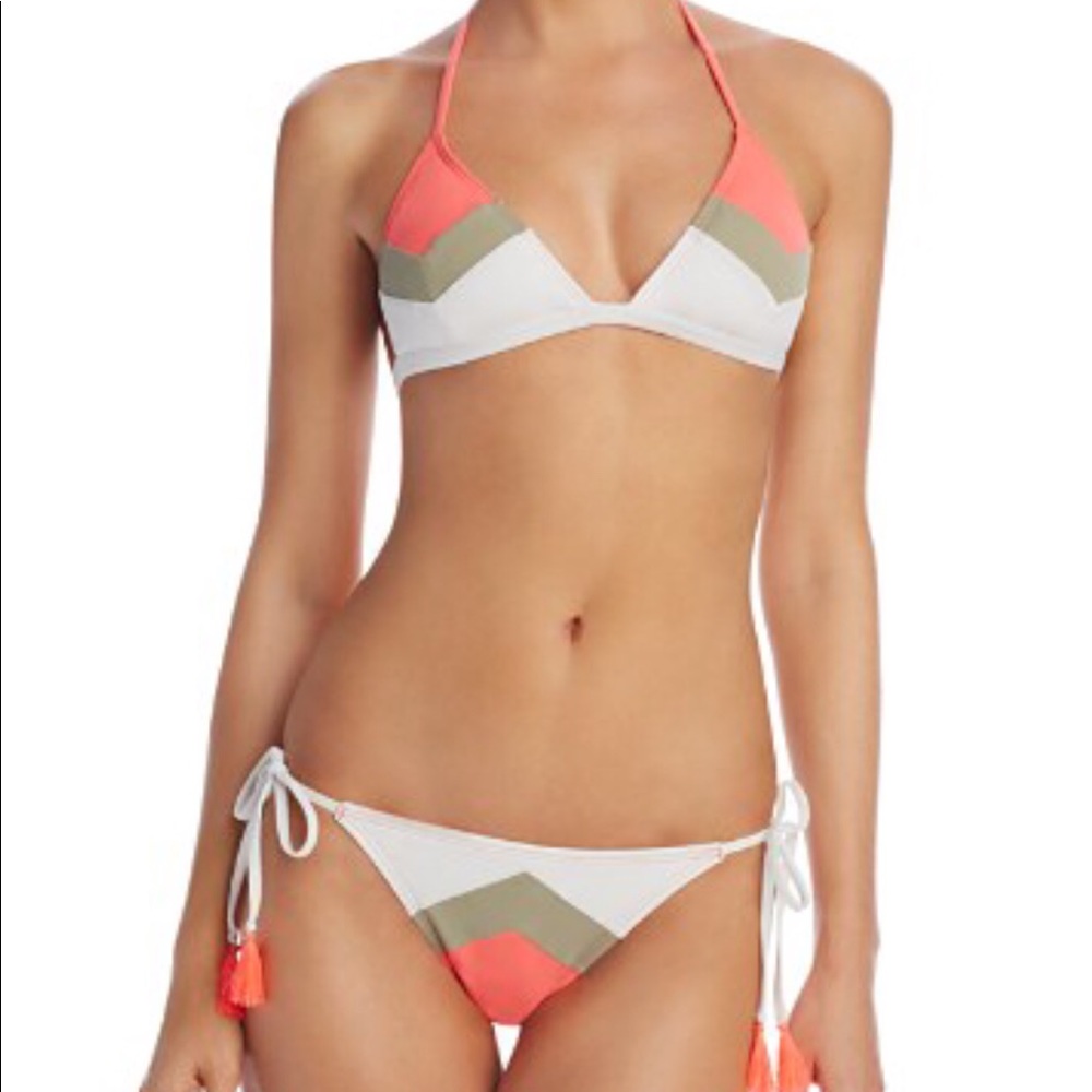 Vince Camuto Camellia Chevron Triangle Bikini